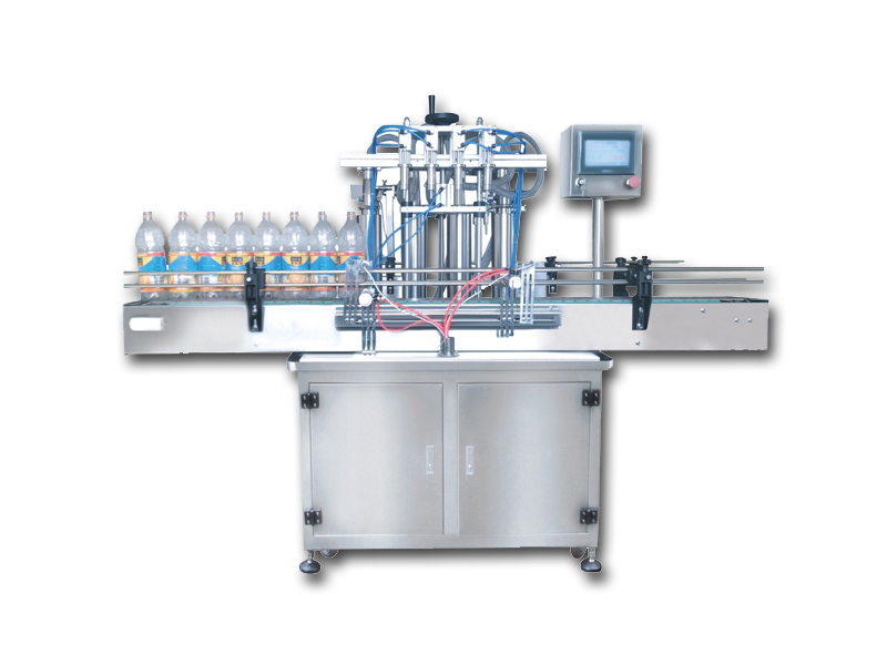 四頭全自動活塞式液體灌裝機