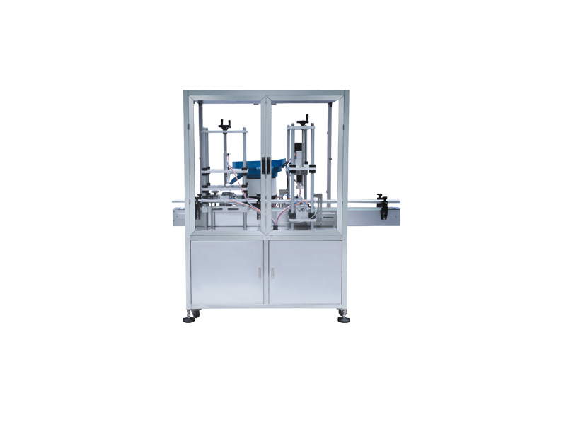 Automatic straight-line screw cap machine